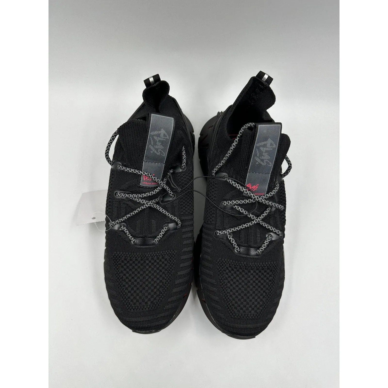 Women's Size 7.5, Black Knit Slip-on Yeezy Style Sneakers with Ultra foam Sole