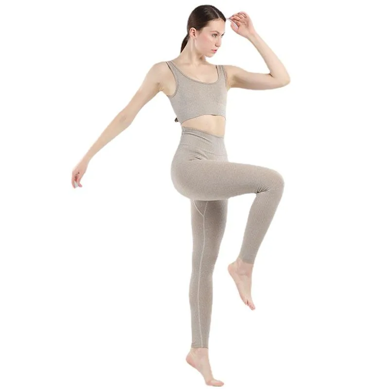 Yoga Set Women Gym Clothing Female High Waist Yoga Pants Tracksuit Women Fitness Clothing